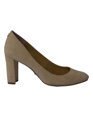 Ralph Lauren Maddie Pumps in Crème Suède