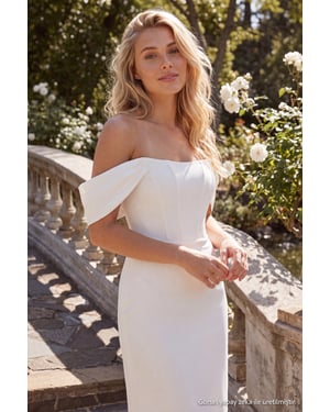 TRENDYOLMİLLA Dames Ecru Effen Midi Mouwloos Stijlvol/Avond Bodycon Jurken