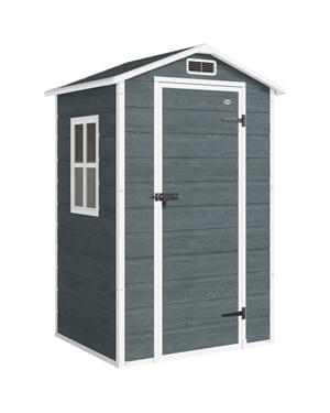 4goodz Tuinschuur 104x128x196 cm venster bodem slot -