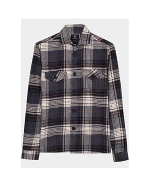 Giordano Overshirt rno melange check 627520/60