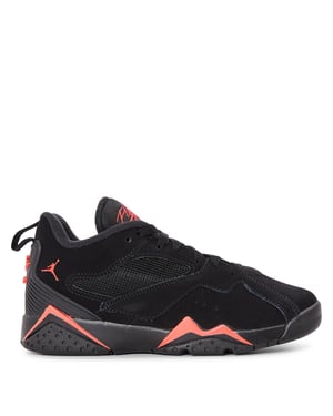 Boys Air Jordan MVP 9 Low Top Basketball Sneakers in Black/Infrare