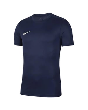 Boys Nike Park Vii Short Sleeve Dri Fit T-Shirt in Navy