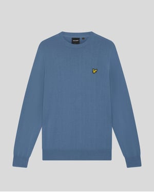 Cotton Merino Crew Neck Jumper