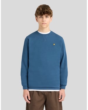 Sweatshirt med rund hals