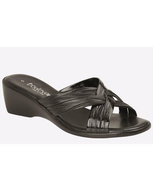 Boulevard Helena X-Strap Mule Sandals Womens