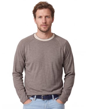 Trui Jack & Jones Plus Size bruin JJBREEZE