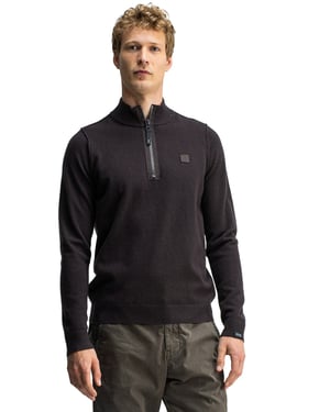 Trui half zip Butcher of Blue bruin