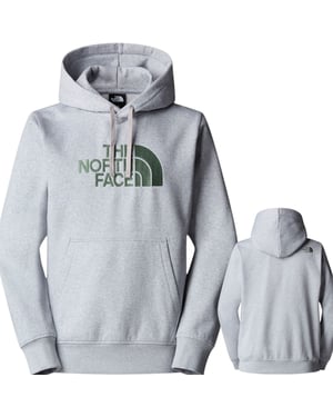 The North Face Men’s Drew Peak Embroidered Logo Hoodie TNF Grey