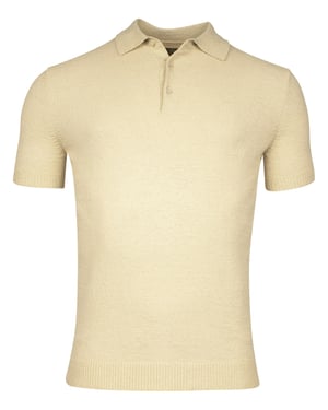 Baileys polo beige met boord