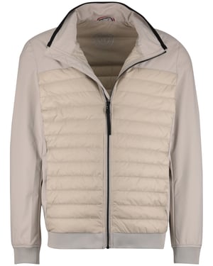 Tussenjas Reset beige normale fit