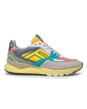 Van Bommel sneaker multicolor print frisse zomer look