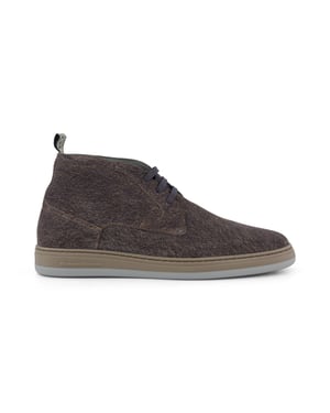 sneakers Floris van Bommel bruin gemêleerd veters