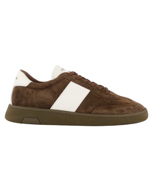 Schoenen Rehab bruin sneakers geprint