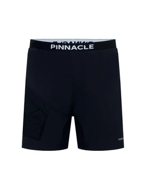 Pinnacle 2-i-1-cykelbyxor för herrar (Svart)