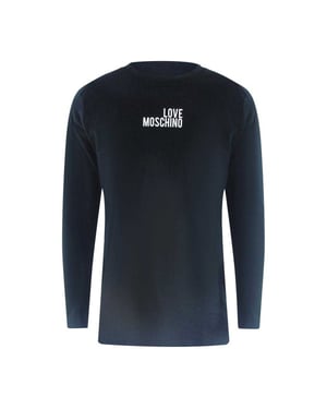 Love Moschino Dames/dames Katoenen T-shirt (Zwart)