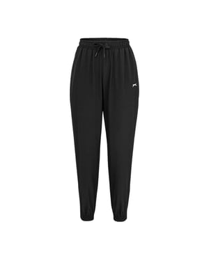 Slazenger Dames/Dames Fleece Joggers (Zwart)