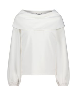 Monari jumper with carmen neckline 809858 102 off-white
