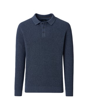 Casamoda Heren polo 126280040 136 blue horizon