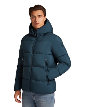 Puffer winterjas Reset Salmi donkerblauw