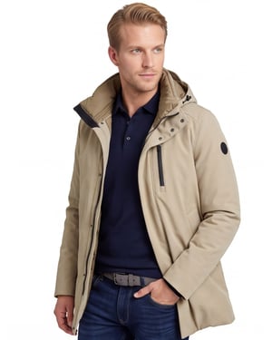 Parka jas Reset khaki