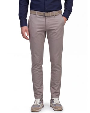 Alberto chino beige katoen