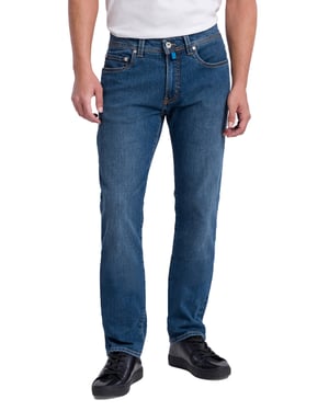Pierre Cardin jeans Lyon blauw denim Future Flex Tapered Fit