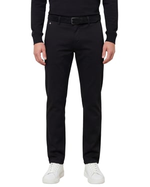 katoenen Replay Hyperflex Benni zwart regular fit