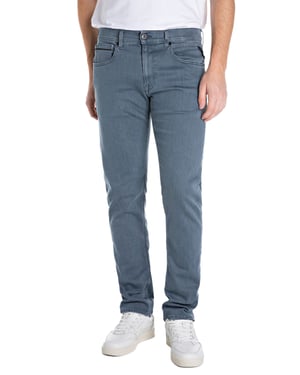 Grijs jeans Replay Grover straight fit