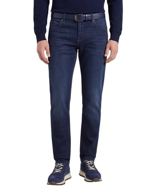 Alberto 5-pocket donkerblauw katoen