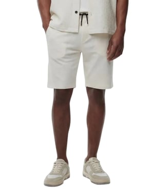 Korte joggingsbroek Genti beige normale fit