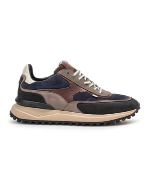 Schoenen Floris van Bommel Noppi blauw suede sneakers