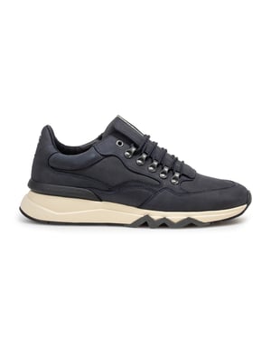 Sneakers Floris van Bommel donkerblauw leer