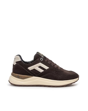 Sneakers Floris van Bommel bruin suede