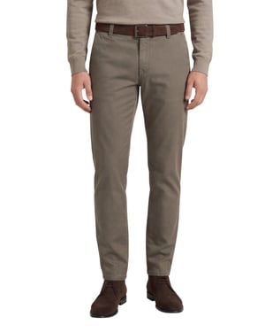 katoenen broek Meyer Rio bruin