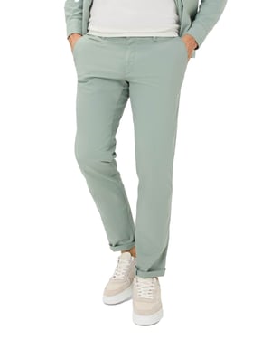 Brax Pantalon groen chino effen