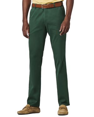 katoenen broek Meyer Bonn groen
