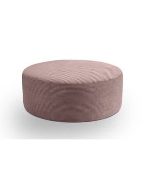 Furnilux Kolo kruk large old pink grote kruk in trendy corduroy stof