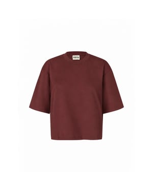 mbyM Emrys-m t-shirt maroon noir -