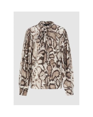 G-Maxx Blouse jessamine sand/black