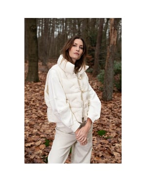 MAICAZZ Vania bodywarmer fa26.65.503 off white