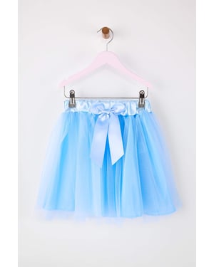 TRENDYOLKIDS Meisjes Turquoise Effen Kort / Mini Basic A-lijn Rokken