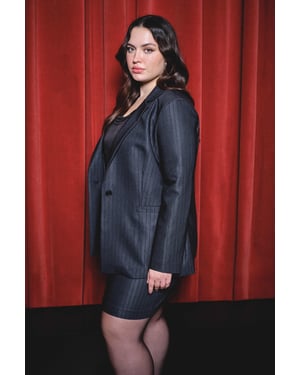 Trendyol Curve Dames Zwart Effen Kort / Mini Grote maten Rokken