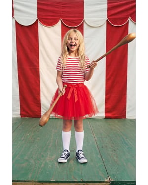 TRENDYOLKIDS Flickor Röd Enfärgad Kort / Mini Basic A-linje Kjolar