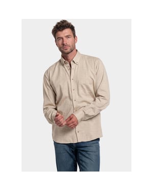 Giordano Overhemd heren dino wooltouch melange flanel 627005/81