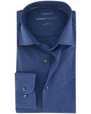 business overhemd Venti donkerblauw