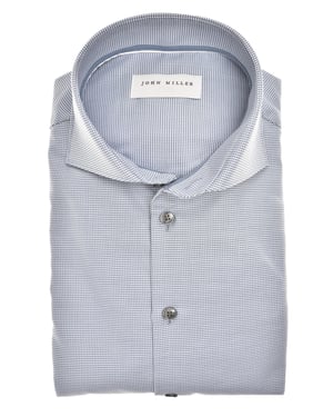 business overhemd John Miller Tailored Fit blauw