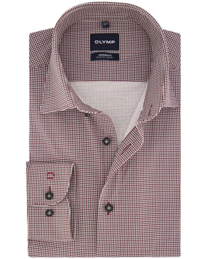 Overhemd Olymp bordeaux Shirt dress ml 5