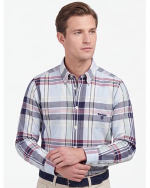 Barbour overhemd geruit button down Tailored Fit
