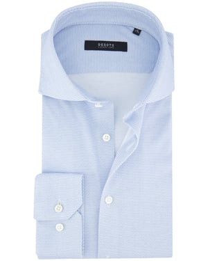 Desoto blauw geprint overhemd Luxury Line Hai