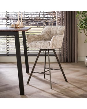 Hoyz barstoel rova - 52x56x95 cm set van 2